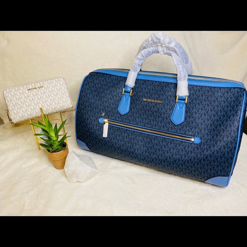 Michael Kors French Blue Duffle